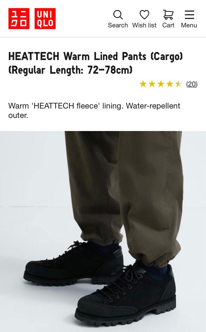 Uniqlo Heattech Mens Thermal Legging (XL) #34, Men's Fashion, Bottoms,  Underwear on Carousell