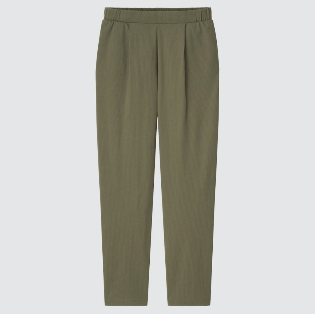 Uniqlo ultra stretch active airy tapered pants, Women's Fashion