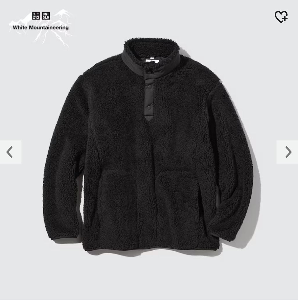 UNIQLO X WHITE MOUNTAINEERING FLEECE OVERSIZED PULLOVER