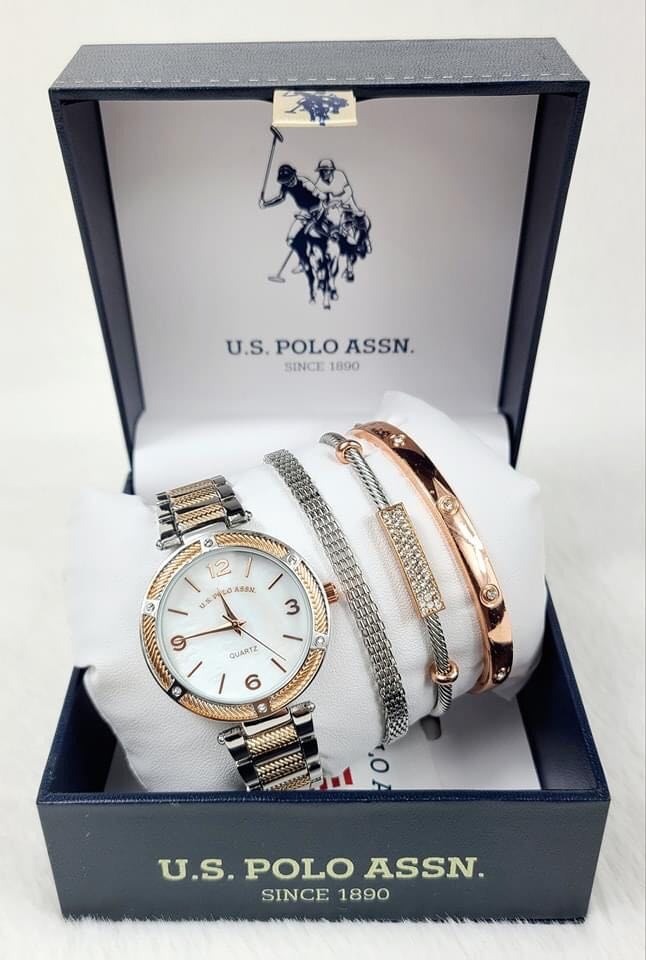 Us polo assn watch set hotsell