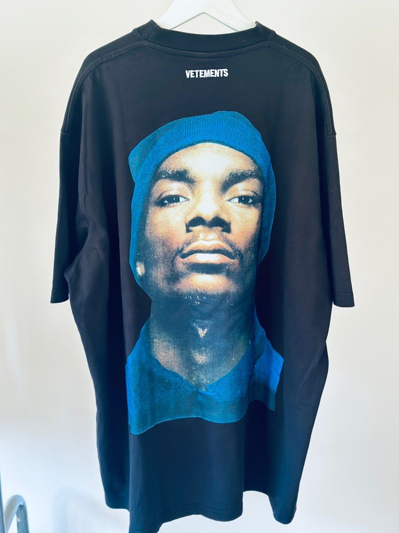 VETEMENTS Snoop Dogg Tee Sサイズ 確実正規品 ヴェトモン VETEMENTS Snoop Dogg スヌープドッグプリントT