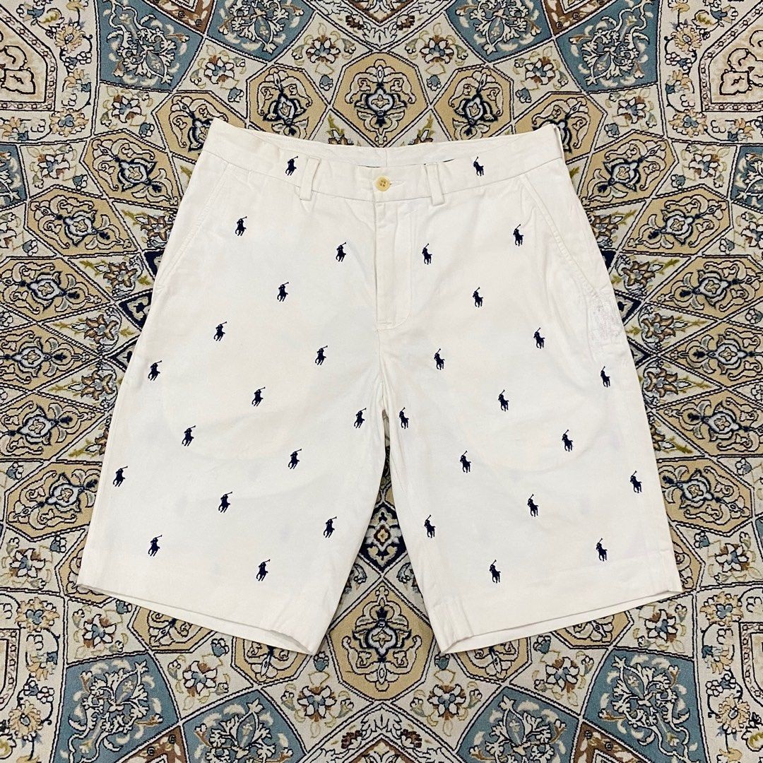 Polo pants with outlet logo all over