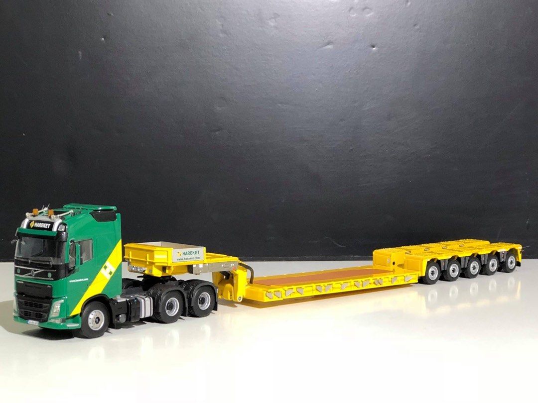 1/50 WSI Ballasted Axle FH4 VOLVO ミニカー1/50 No83 VOLVO MILLING COLD ROAD ECOVIE 210Fi +NZG 6x4 750 FH4 ミニカー