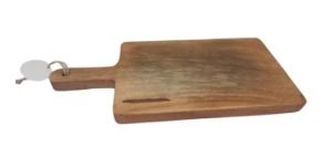WD22082M Acacia Wood Kitchen Chopping Board with Handle (41 cm)