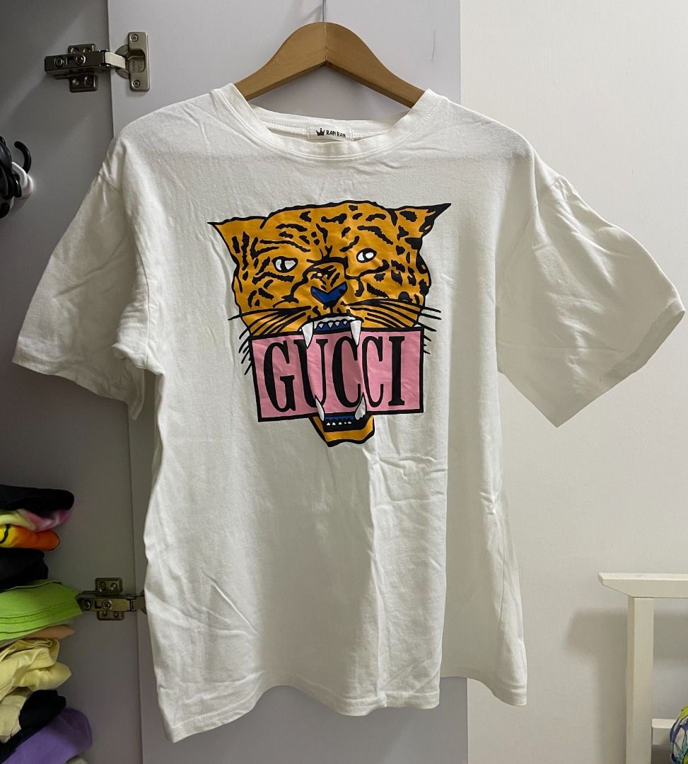 Gucci leopard outlet tee