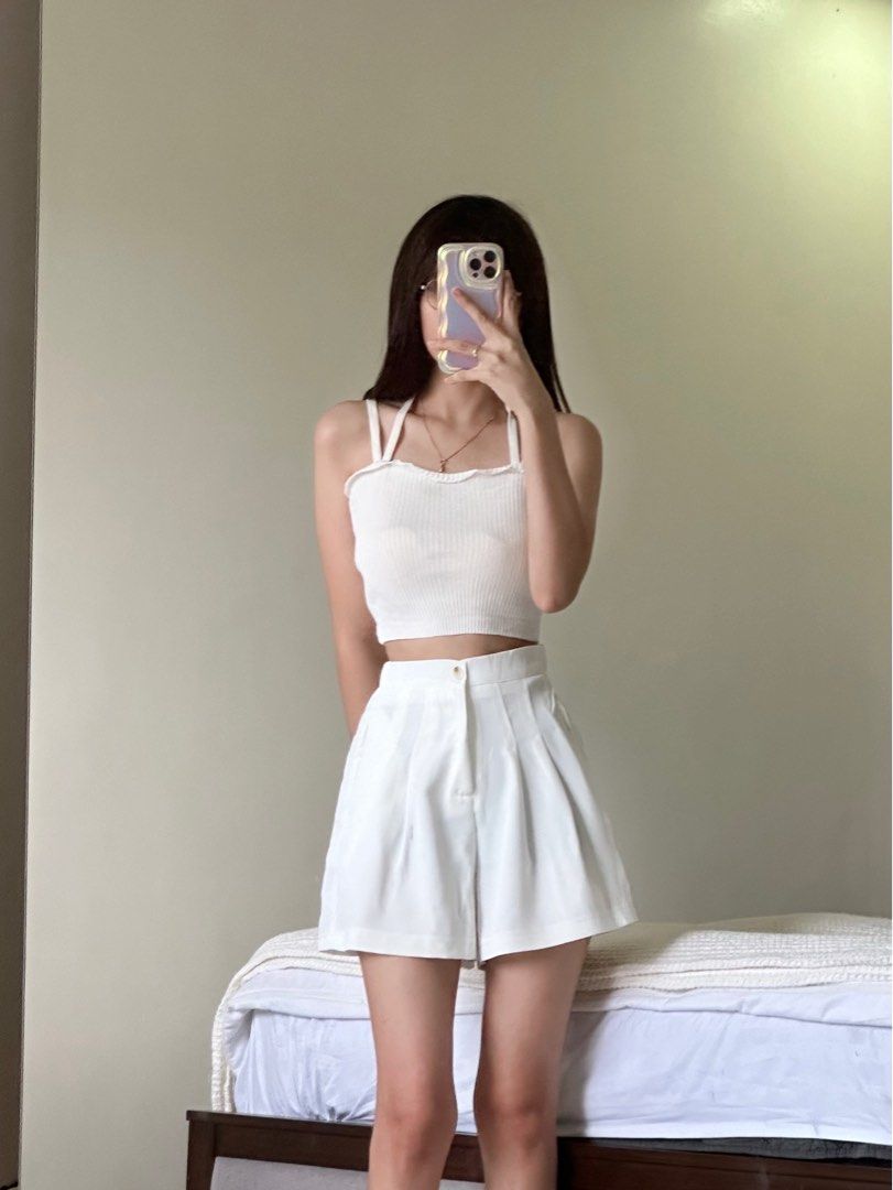 Korean high waisted shorts online