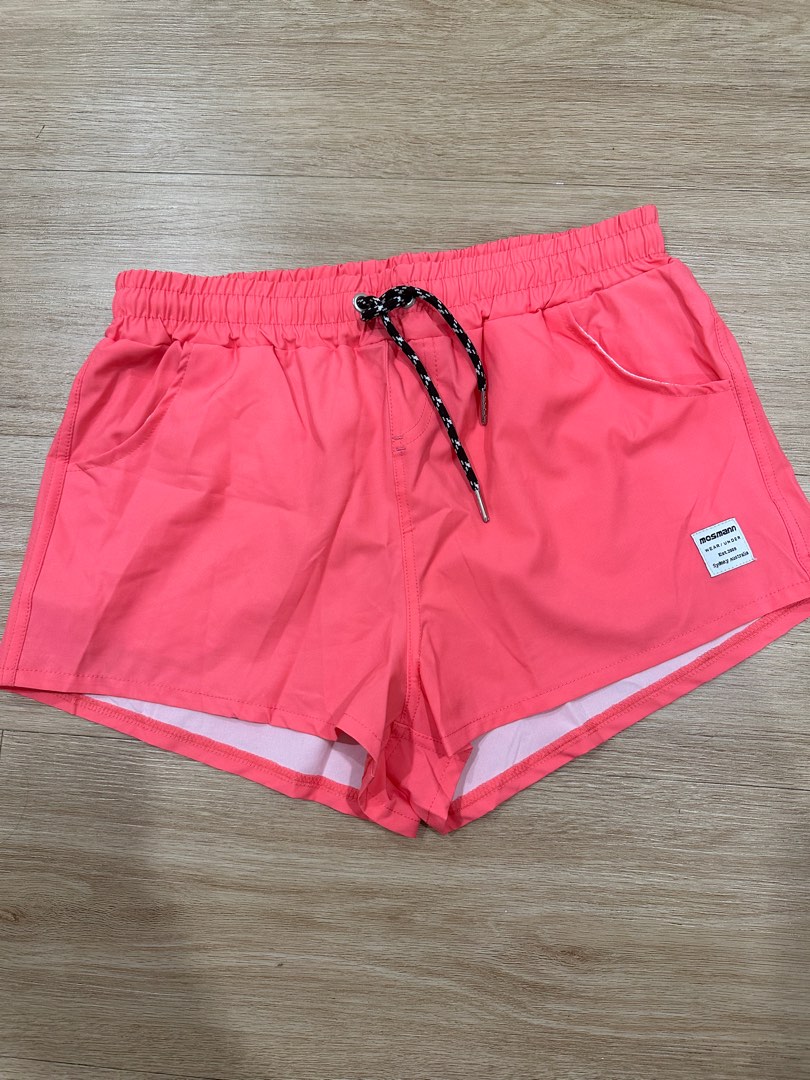 Red swim shorts women's store