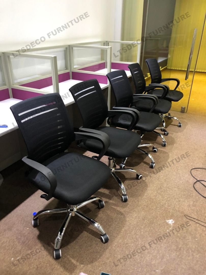 WORKSTATION CUBICLE AND OFFICE CHAIRS MODULAR PARTITION OFFICE ...