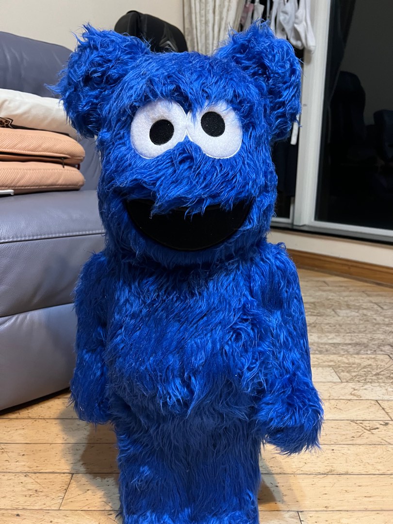 wts) 1000% Bearbrick Cookie Monster Costume Ver., 興趣及遊戲, 玩具