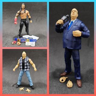WWE Shawn Michaels Jakks HBK WWF Action Figure Toy Dwayne Johnson