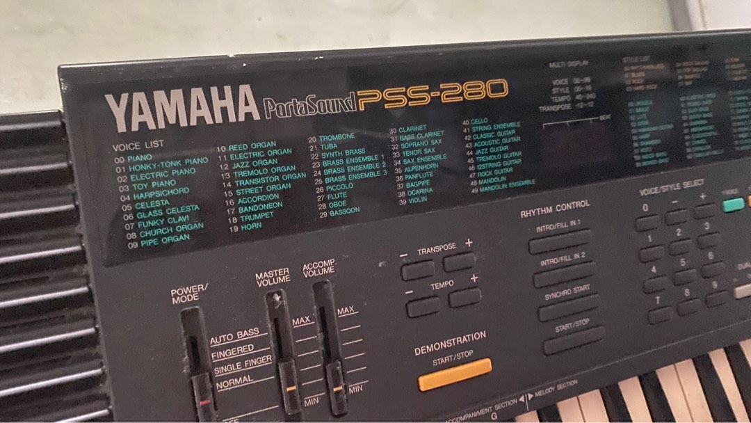 Yamaha pss 280 shop price