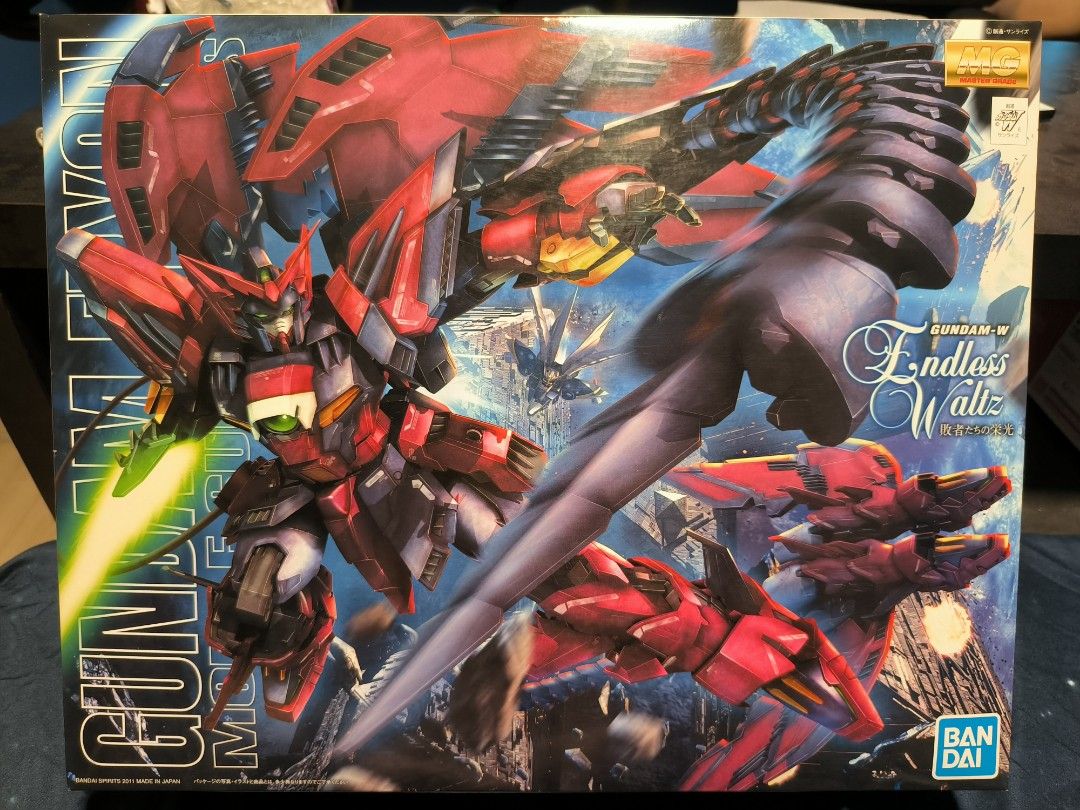 1/100 MG Gundam Epyon EW Ver. (Category: Gundam Model Kits) located in Singapore. Submitted by jusjason (Listing ID 1267126124, Image 1). Description: Brand new in Box and never opened. Feel free to chat if you have any questions, I'd gladly answer them.