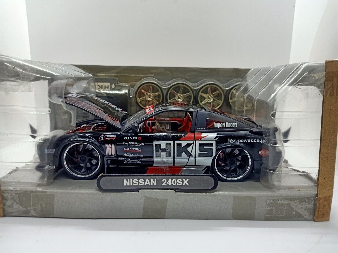 Nego 1:24 Nissan 240SX Import Racer by Jada Toys, Hobbies & Toys 