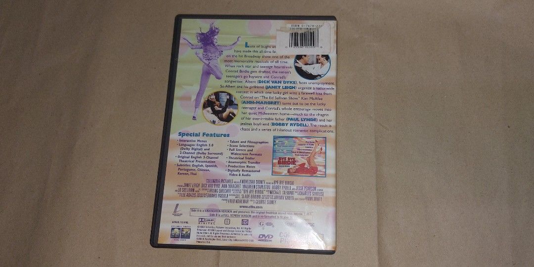 1963 Bye Bye Birdie Janet Leigh Dick Van Dyke Ann Margret Maureen ...