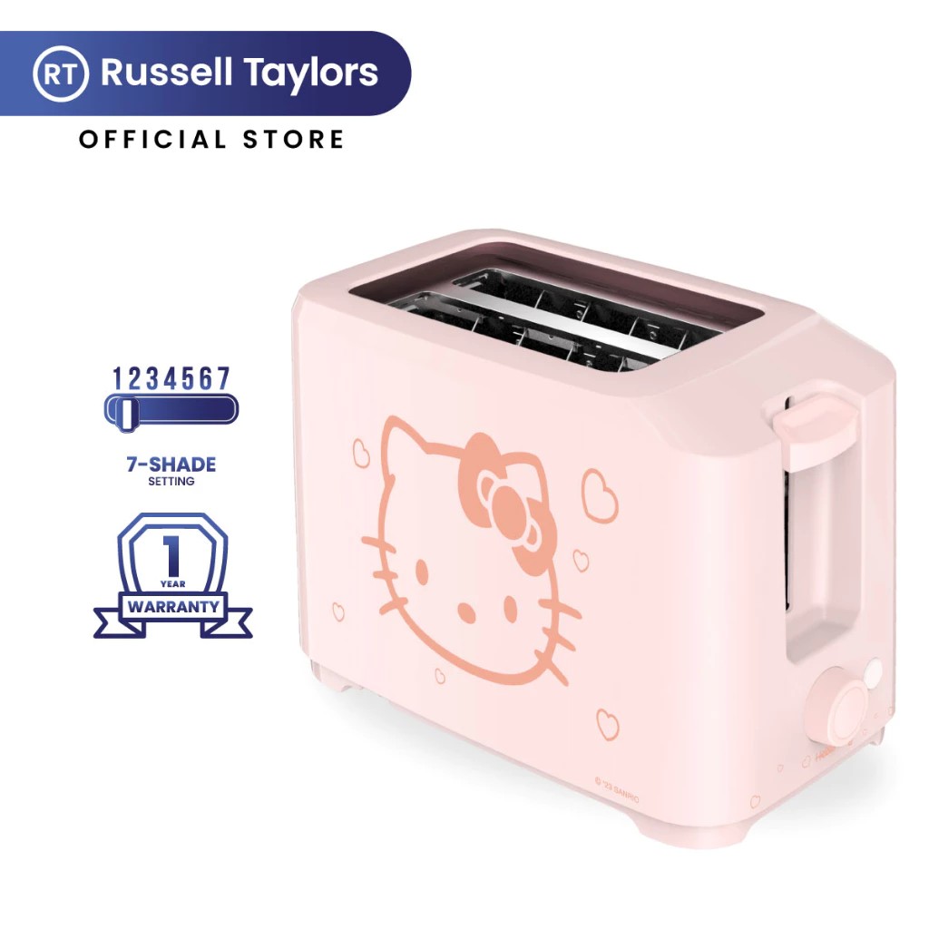 Sanrio Hello Kitty Pop-up Toaster Red Home Appliances Toast Bread ETS1 Japan