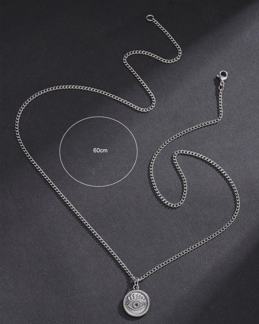 1pc Simple Fashionable Vintage Eve Pattern Pendant Necklace, Men's Fashion,  Watches & Accessories, Jewelry on Carousell