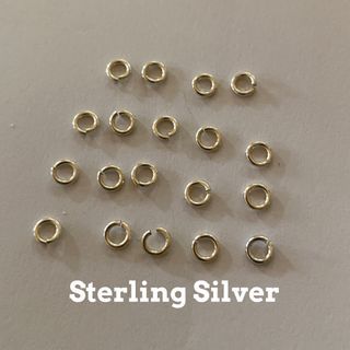 20Gauge 4MM Sterling Silver ‘Jumplock’ Jump Rings