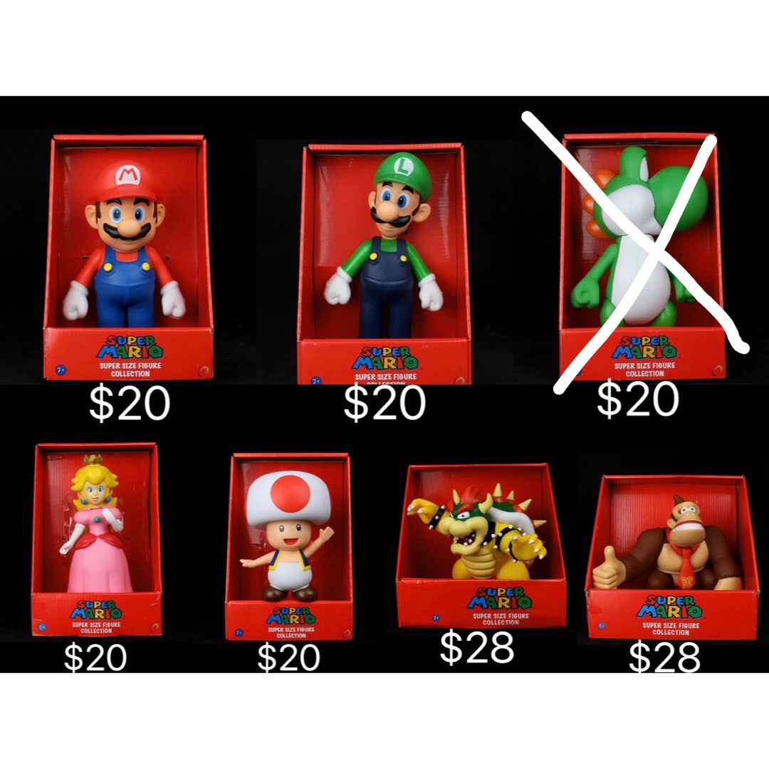 Super mario super size best sale figure collection