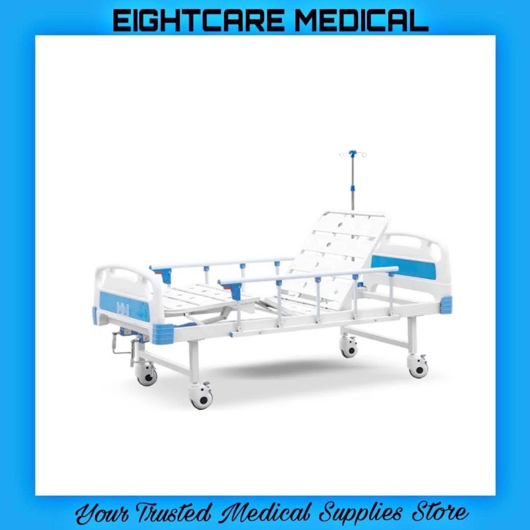 2Cranks Hospital Bed with Foam and Table (Category: Medical Supplies & Tools) located in Manila. Submitted by 888.eightcaremed (Listing ID 1267049401, Image 1). Description: With Foam (black) and Overbedtable 2Cranks bed Brandnew.