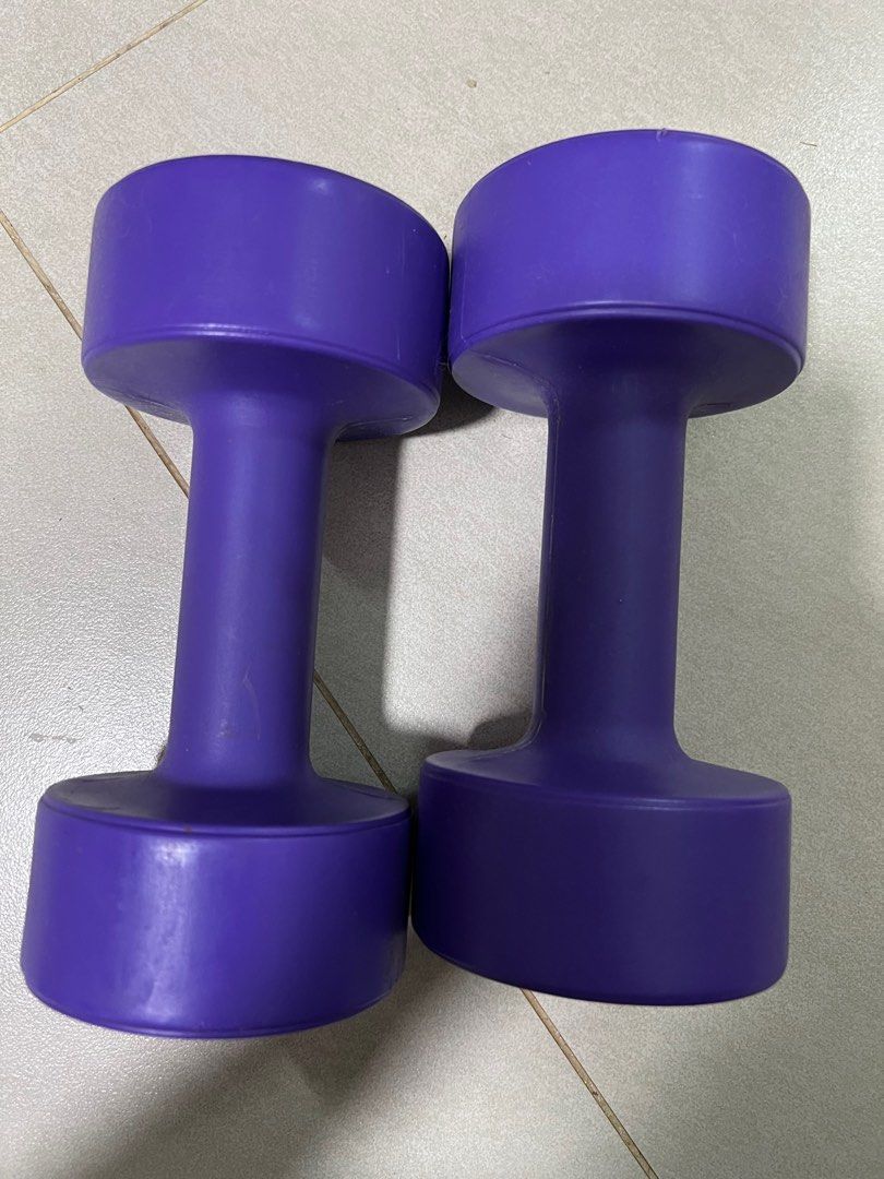2kg dumbbells purple decathlon Sports Equipment Exercise