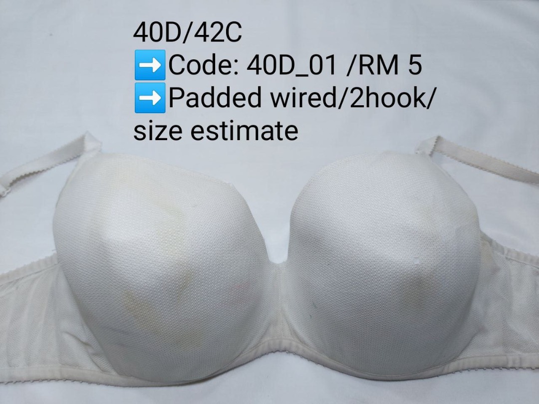 40D/42C Code: 40D_01-10, Women's Fashion, New Undergarments