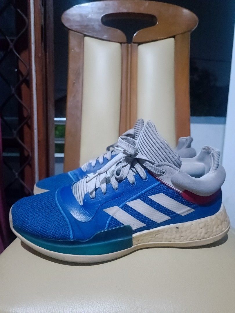 Adidas marquee boost low blue deals