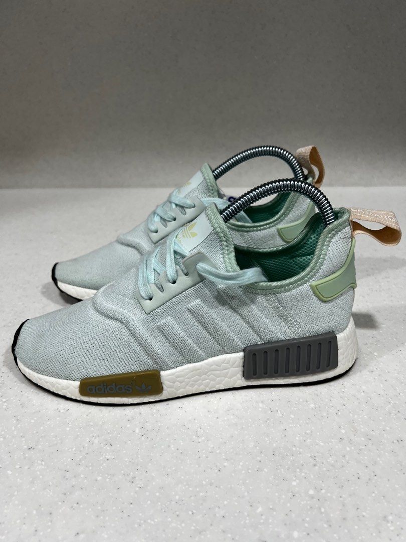 Adidas nmd r1 womens green clearance