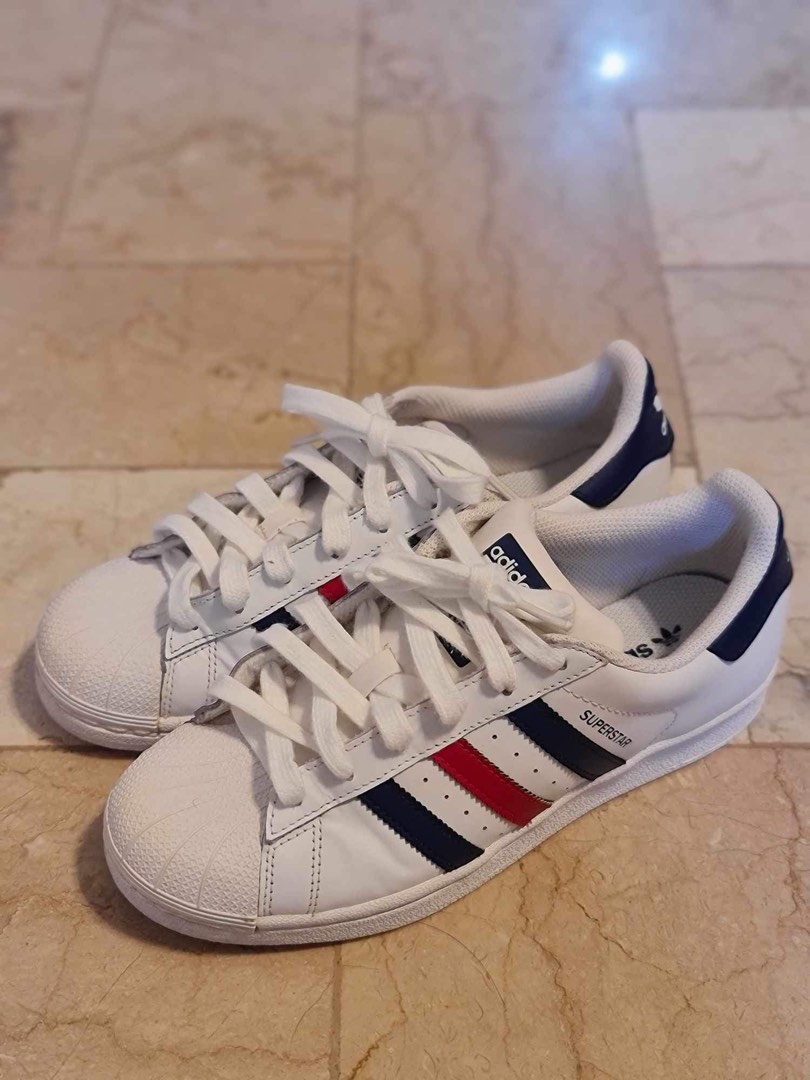 Adidas superstar clearance navy red