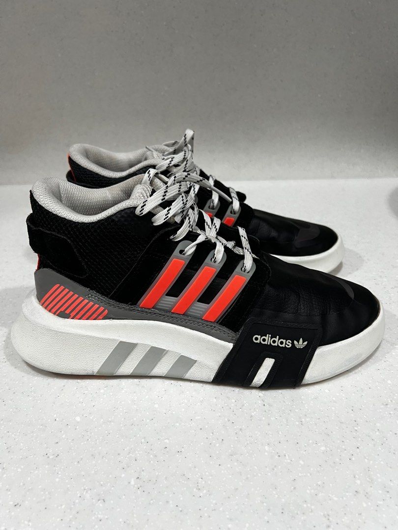 Adidas originals eqt bask adv black/white/red discount