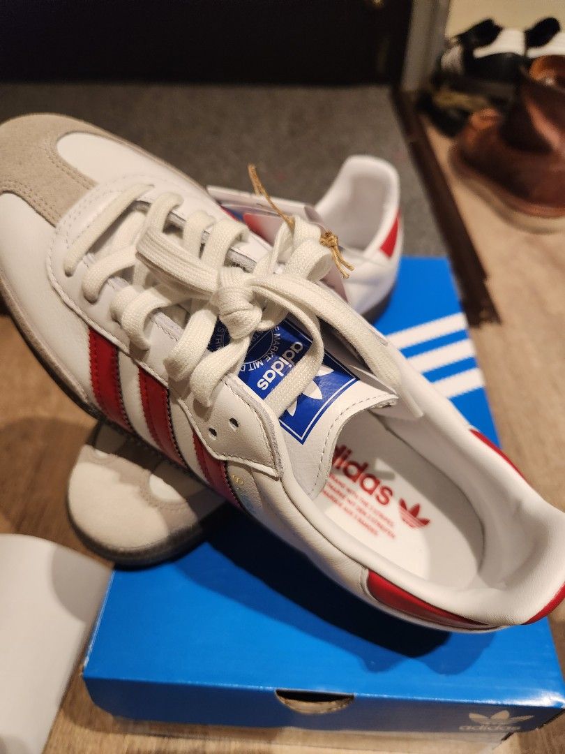 Adidas Samba OG Red White UK7.5