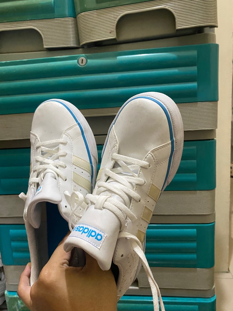 Adidas star blue and white size size 10