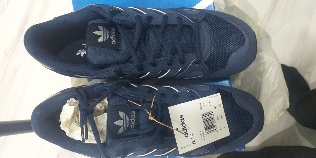 Adidas zx 750 navy blue mens trainers 2025