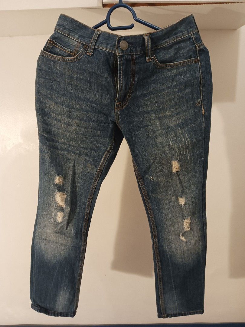 Aeropostale Slim Bootcut Ripped Jeans TAPERED Men s Fashion