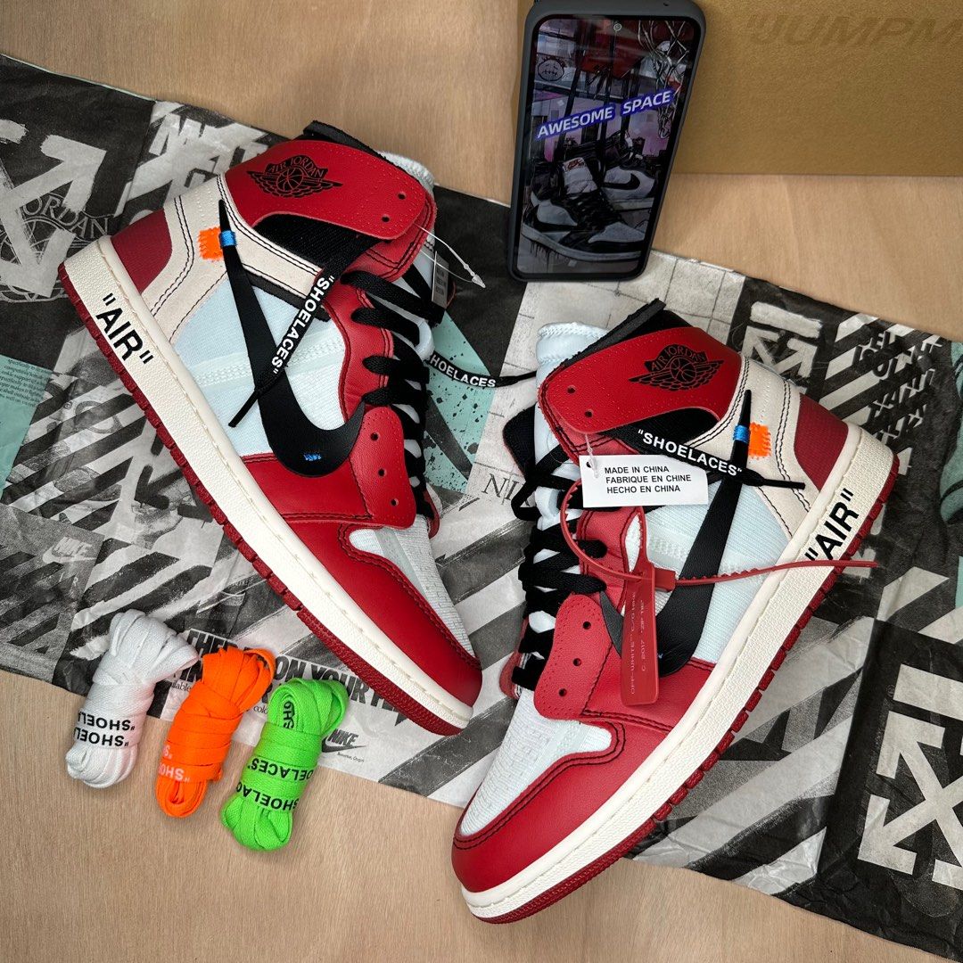 Air Jordan 1 High OG X Off White Chicago AJ1 OW