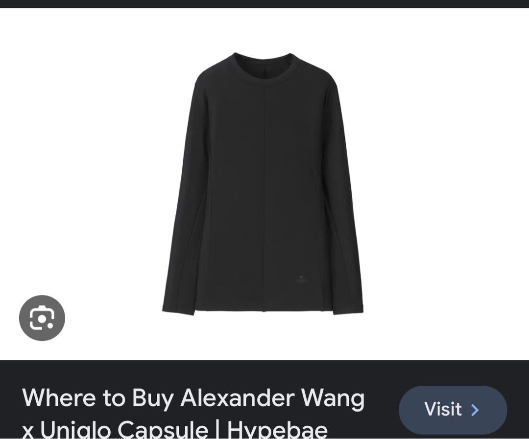 Wearing Uniqlo x Alexander Wang HEATTECH Ribbed Crew Neck T-Shirt and  HEATTECH Extra Warm Leggings