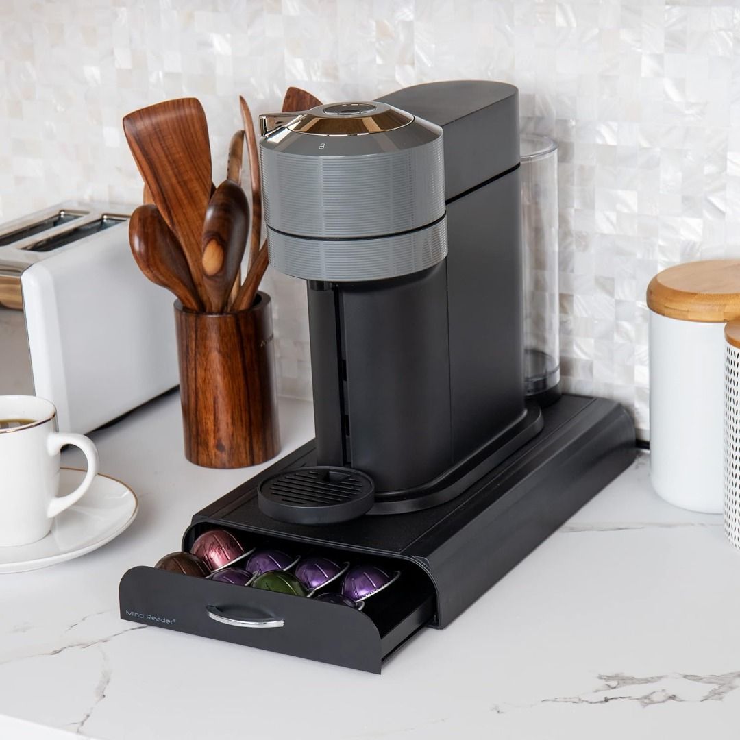 中古】(未使用・未開封品)(For Nespresso Capsules, Silver/Grey) - Mind Reader"Anchor"Coffee  Pod Storage Drawer for 50 Nespresso Capsules, Grey 未使用・未開封品)(For Nespresso  Capsules, Silver/Grey) - Mind Reader"Anchor"Coffee Pod Storage Drawer for 50  ... (For Nespresso Capsules, Silver/Grey) - Mind Reader"Anchor"Coffee Pod Storage Drawer for 50 Nespresso Capsules, Grey