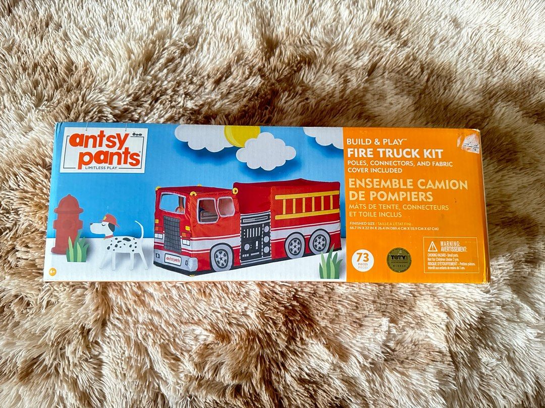 Antsy Pants firetruck tent, Hobbies & Toys, Toys & Games on Carousell