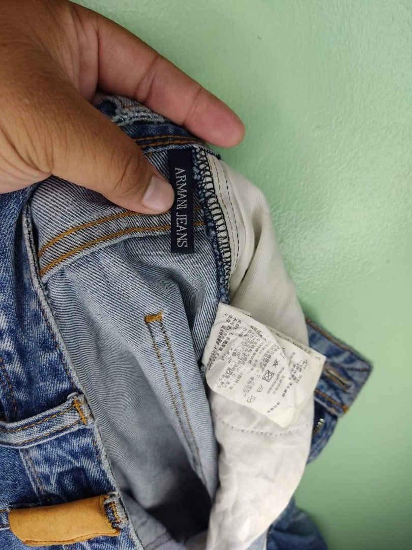 Armani clearance ripped jeans