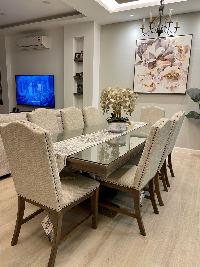 Ashley furniture discount johnelle dining set