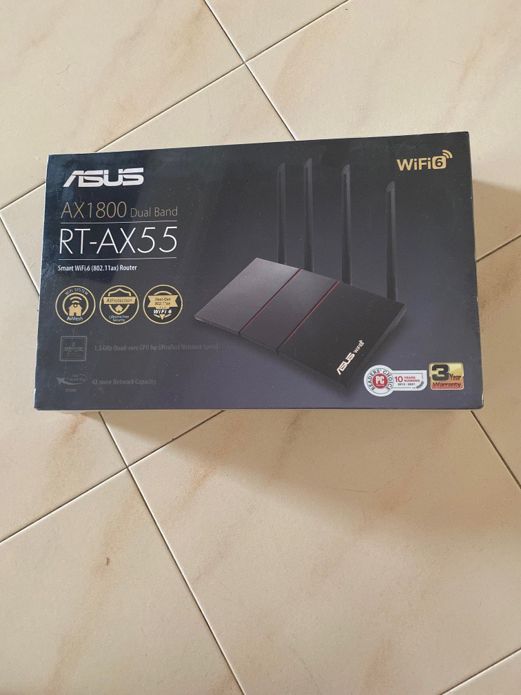 Asus RT-AX55 Router, Computers & Tech, Parts & Accessories, Networking ...