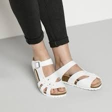 Authentic Preloved Birkenstock BIRKO FLOR PISA IN WHITE COLOR