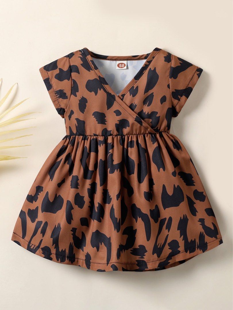 Leopard print baby dress online