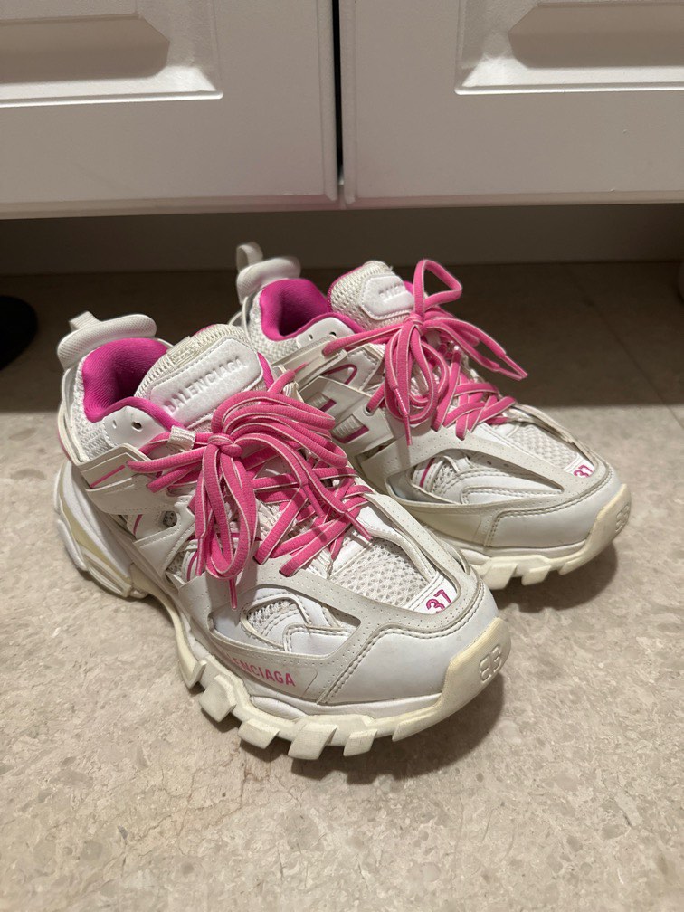 All white online balenciaga trainers
