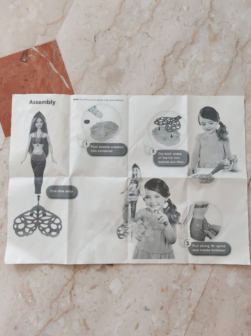 Barbie BubbleTastic Mermaid Doll, Hobbies & Toys, Toys & Games on