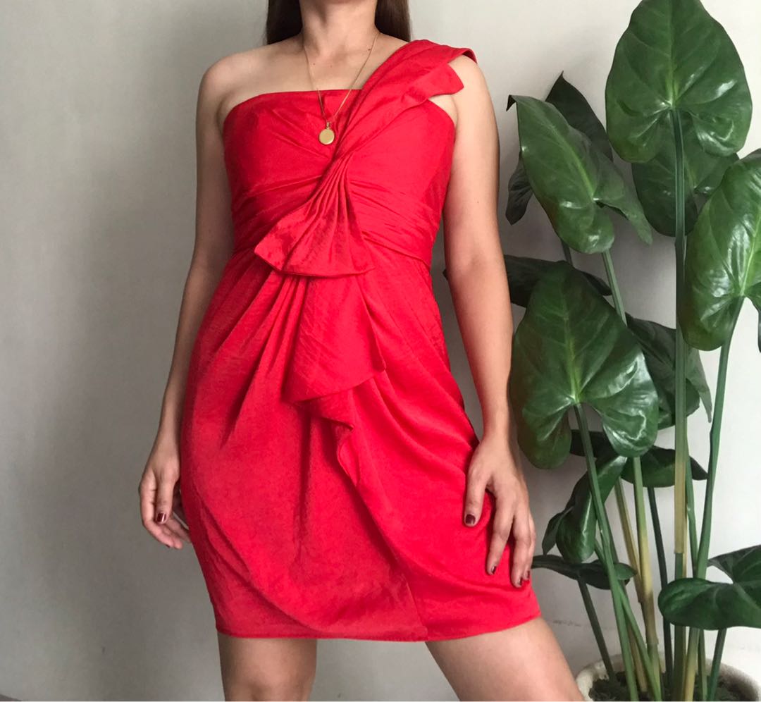 Bcbg red dress clearance