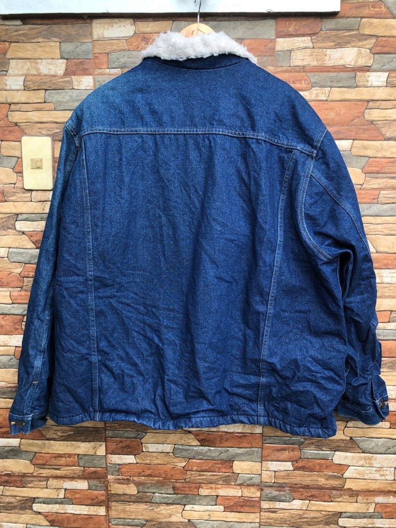 Big Mac Vintage Sherpa Lined Denim Blue Jean Jacket, Men's Fashion, Coats,  Jackets and Outerwear on Carousell