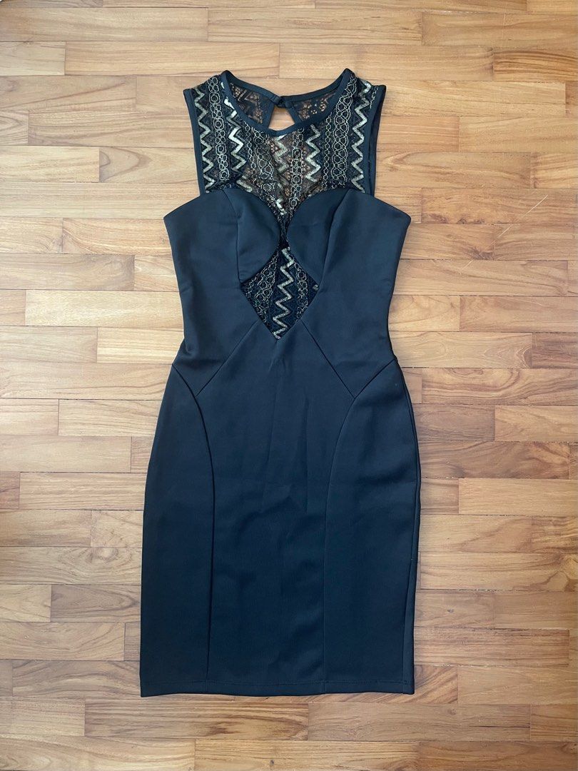 Black Bodycon Dress Mini Party Dress Bodycon Dress White Lace ASOS Dorothy  Perkin Miss Selfridge H&M, Women's Fashion, Dresses & Sets, Dresses on  Carousell