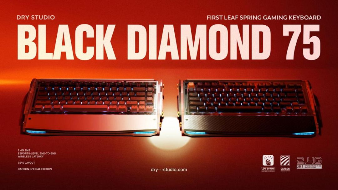 Black Diamond 75 電競客製化鍵盤(全新) 照片瀏覽 1