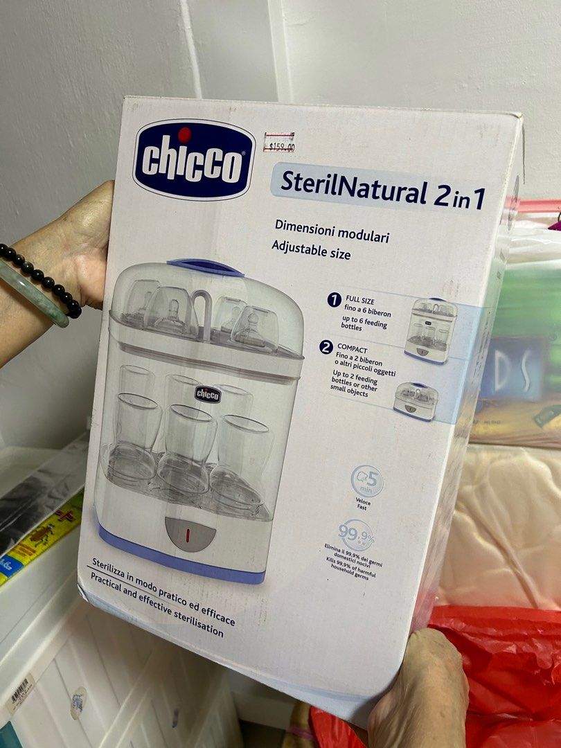 BN Chicco Steril Natural 2 in 1, Babies & Kids, Nursing & Feeding,  Breastfeeding & Bottle Feeding on Carousell