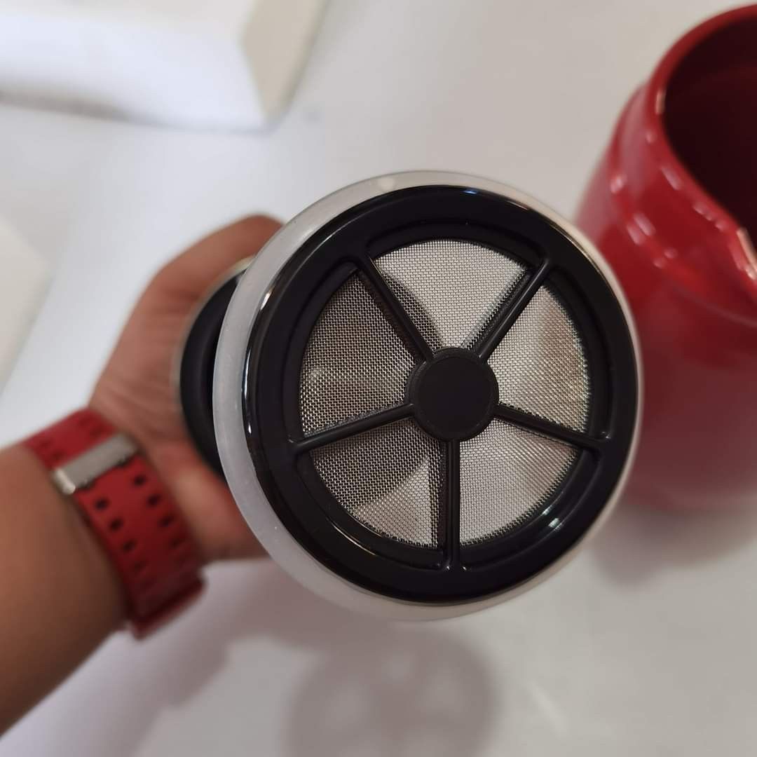 BONJOUR CERAMIC FRENCH PRESS COFFEE POT THERMAL STAINLESS ( FRAGILE BREAKABLE ), TV & Home